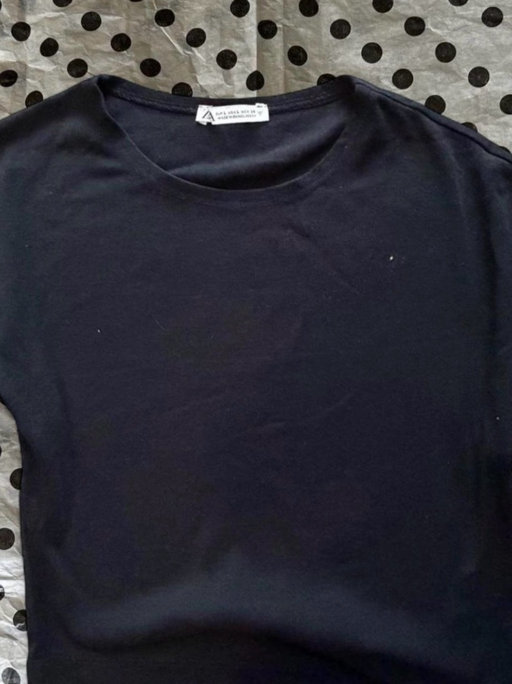 Classic Black Crewneck Women's Top - Unbranded